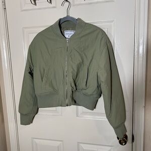 Ashley By 26 International Women's Green Bomber Jacket